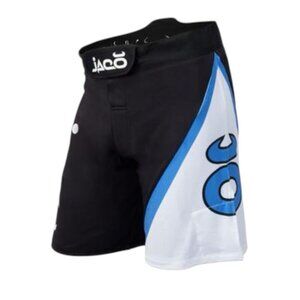 Jaco Tenacity Resurgence Fight Shorts Mens Size 32 MMA BJJ Judo Drawstring Black